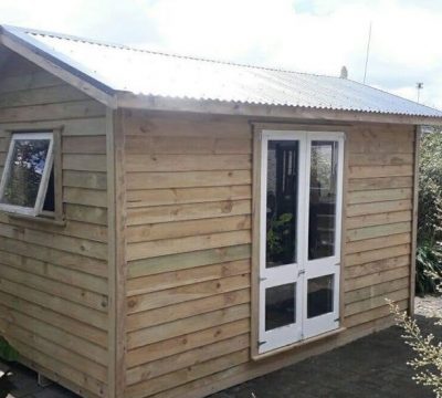 Special cabin with french doors sample product 1 by Custom Cabins Waikato