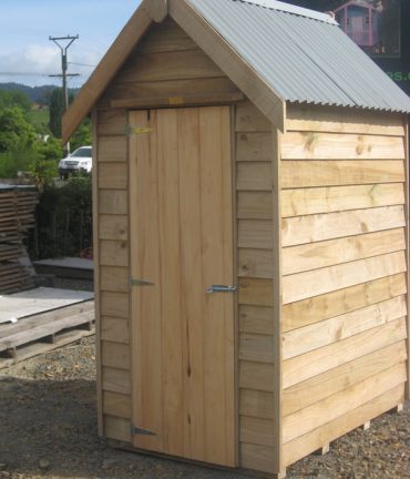 customised toilet shed sample product by Custom Cabins Waikato