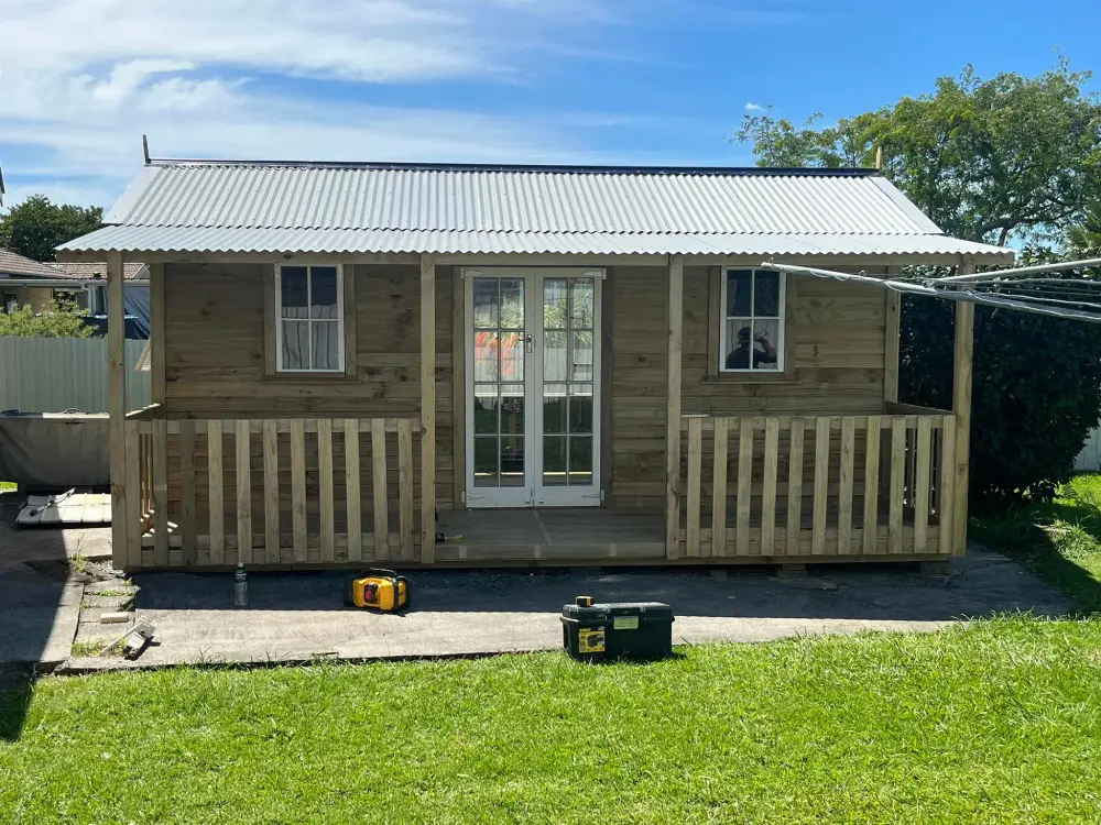 The Cottage Kitset Cabin NZ - Glass Doors